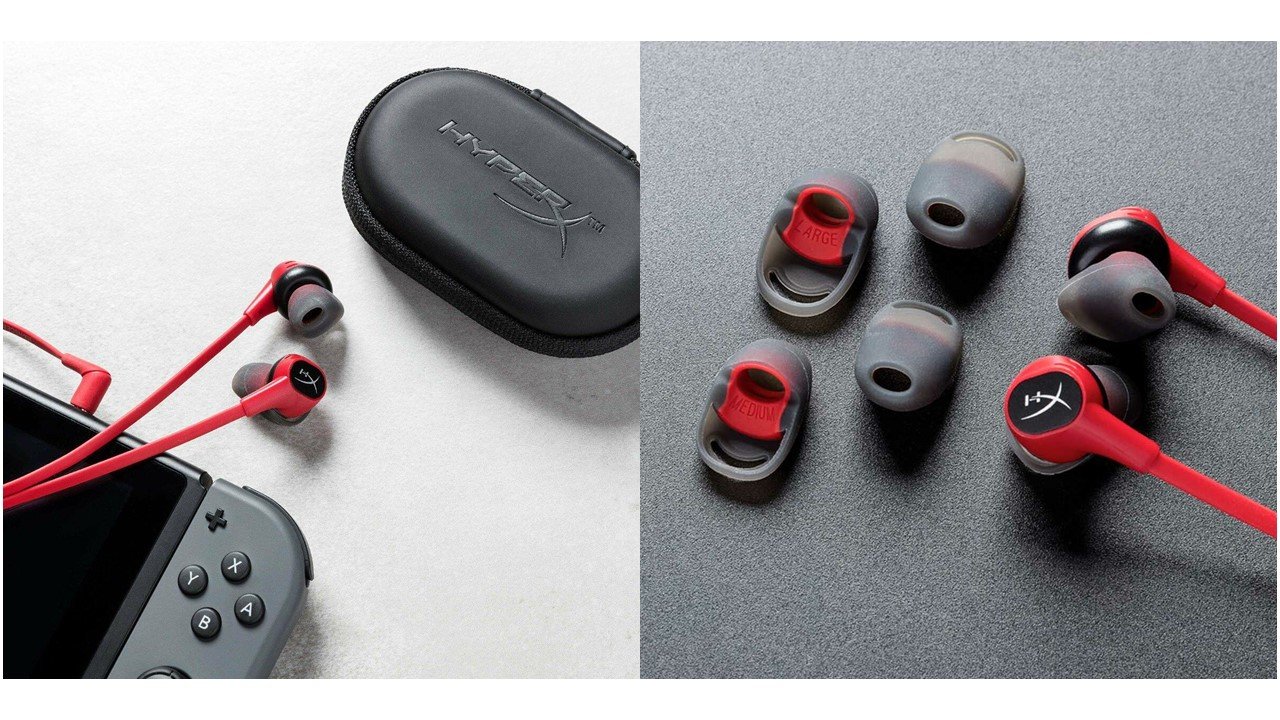 HyperX Cloud Earbuds (Red-Black)